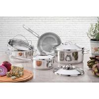 Caçarola Tramontina Solar Rasa Em Aço Inox Fundo Triplo Com Tampa E Alças 24 Cm 4,7 L Tramontina - 2