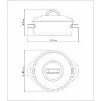 Caçarola Tramontina Solar Rasa Em Aço Inox Fundo Triplo Com Tampa E Alças 24 Cm 4,7 L Tramontina - 8