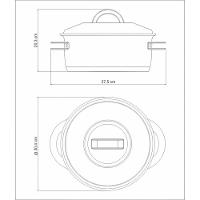 Caçarola Solar Solar Funda Em Aço Inox Fundo Triplo Com Tampa E Alças 28 Cm 8,4 L - 7