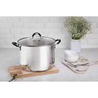 Caldeirão Astro Silicone Em Aço Inox Com Fundo Triplo Com Tampa De Vidro 30 Cm 20,8 L - 2