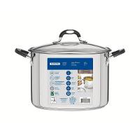 Caldeirão Astro Silicone Em Aço Inox Com Fundo Triplo Com Tampa De Vidro 30 Cm 20,8 L - 5
