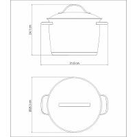 Caldeirão Tramontina Allegra Em Aço Inox Com Fundo Triplo 24 Cm 7,5 L Tramontina - 7