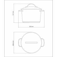 Caldeirão Tramontina Allegra Em Aço Inox Com Fundo Triplo 22 Cm 5,5 L Tramontina - 8