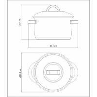 Caldeirão Tramontina Solar Em Aço Inox Fundo Triplo Com Tampa E Alças 24 Cm 7,8 L Tramontina - 6