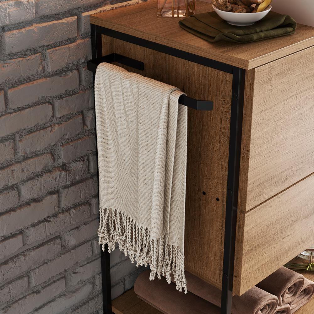 Gabinete E Cuba Banheiro Industrial 80 Cm Pt Gav 1028x94101 Mell Branco Pp Mell Branco - 2