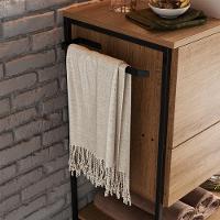 Gabinete E Cuba Banheiro Industrial 80 Cm Pt Gav 1028x94101 Mell Branco Pp Mell Branco - 2