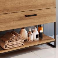 Gabinete E Cuba Banheiro Industrial 80 Cm Pt Gav 1028x94101 Mell Branco Pp Mell Branco - 5