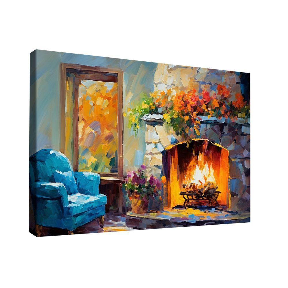 Quadro Arte Da Lareira -- Br Artes - 1