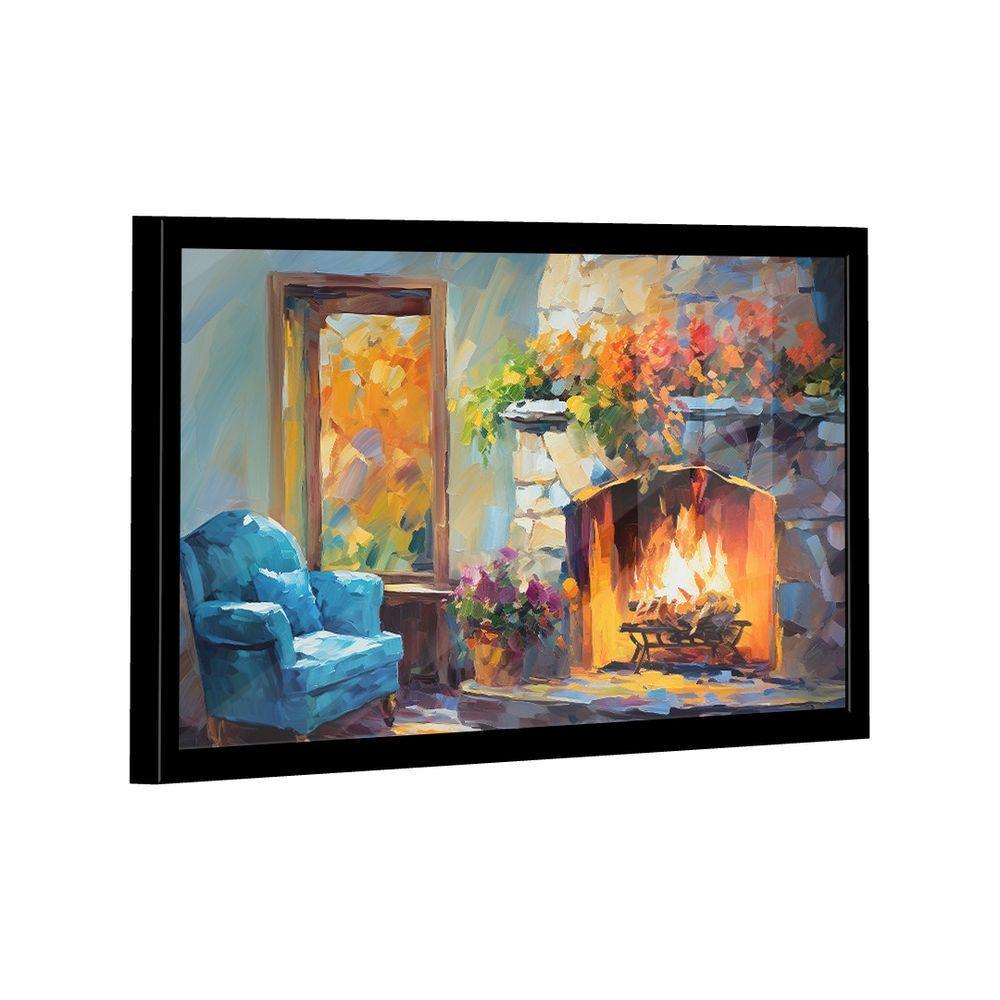 Quadro Arte Da Lareira -- Br Artes - 3