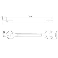 Chave Fixa 1-4x5-16" Tramontina Com Corpo Em Aço Especial Cromado Tramontina - 2