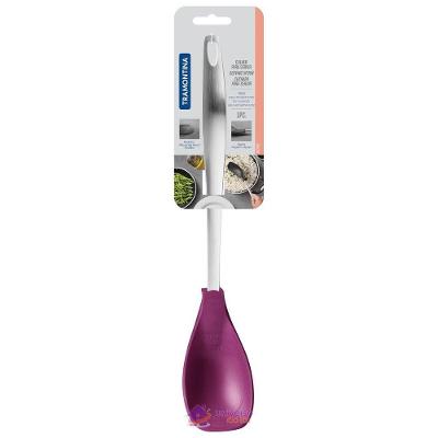 Colher Para Servir Tramontina Movin Em Nylon Com Cabo De Aço Inox Lilas Tramontina