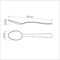 Colher De Mesa Malibu Tramontina Em Aço Inox Tramontina - 2