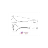 Concha Tramontina Utilitá Em Nylon Com Cabo De Polipropileno Vermelho Tramontina - 3