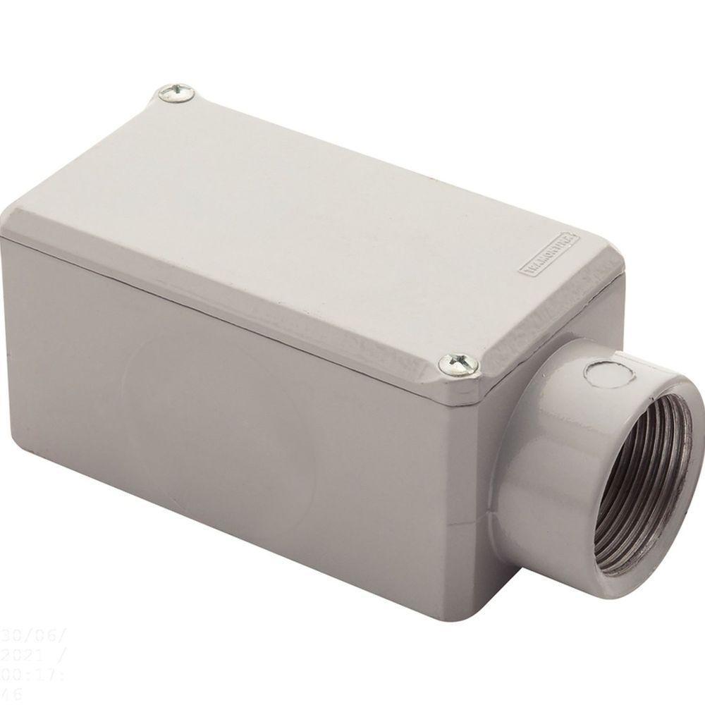 Condulete Fixo "e" 1.1-2" Tramontina Com Tampa - Com Rosca Npt - Com Pintura Tramontina - 1