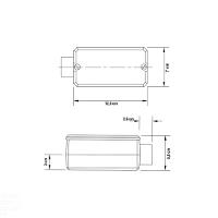 Condulete Fixo 1.1-4" Tipo "e" - Com Tampa - Rosca Bsp - Sem Pintura Tramontina - 2