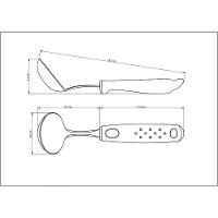 Concha Para Molho Tramontina Utilitá Em Aço Inox Com Cabo De Polipropileno Preto Tramontina - 2