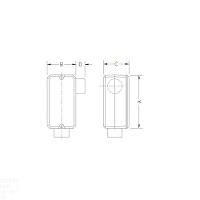 Condulete Fixo 3-4" Tipo "ll" - Sem Tampa - Sem Rosca - Sem Pintura Tramontina - 2