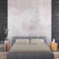 Par De Fronhas 50x70cm Percal 180 Fios 100% Algodão Padrão Hotel Bege - 2