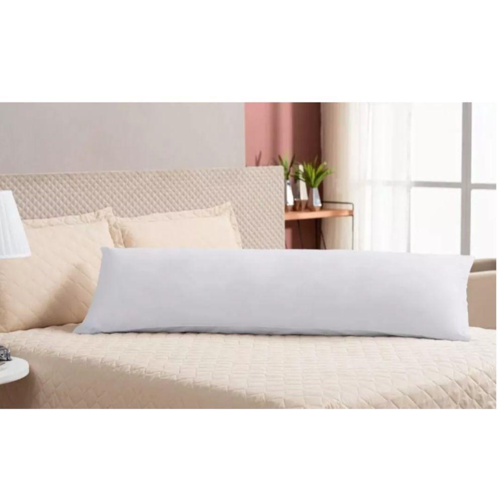 Travesseiro De Corpo Xuxão Com Fibra Siliconada Branco - 1