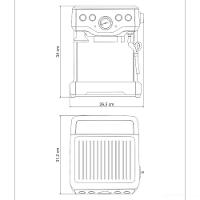 Cafeteira Elétrica Tramontina By Breville Express Em Aço Inox 1,8 L 127 V 110v - 127v - 3