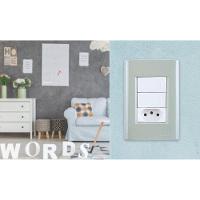 Placa 3 Postos 4x2 Tramontina Giz Verde Ardósia Tramontina