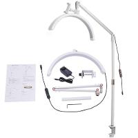 Luminaria Estetica Mesa Arco Meia Lua 3 Tons Ajustavel Suporte Celular Limpeza Pele Rosto Tatuagem - 9