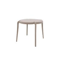 Mesa Redonda Tramontina Clarice Camurça Em Polipropileno E Fibra De Vidro Tramontina - 1