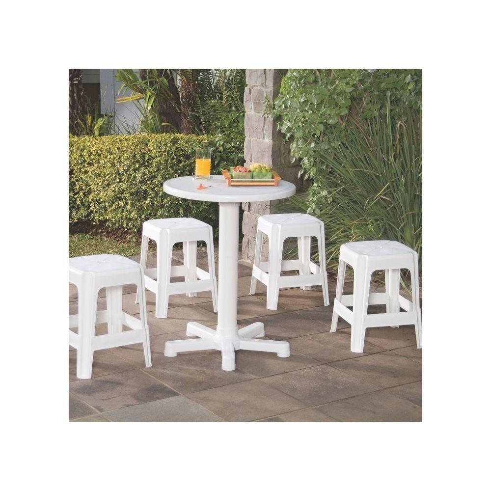 Mesa Redonda Tramontina Capri Basic Branco Tramontina - 2