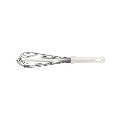 Batedor Manual Tramontina Profissional Em Aço Inox Com Cabo Em Polipropileno Branco 35 Cm Tramontina