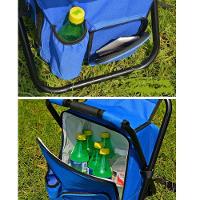 Cadeira Mochila Bolsa Semi Termica 2 Em 1 Banco Banqueta Portatil Pesca Praia Pescaria Camping - 10