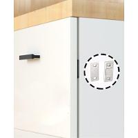 Fecho Magnetico Ima 8 Peças Para Porta Trava Fecha Janela Gaveta Armario Multiuso Resistente - 2