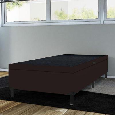 Base Box Bau Solteiro Itaflex 0,88x1,88x0,44 Marrom