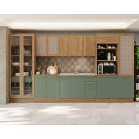 Balcão 80cm 2 Portas Botanic Kappesberg Nogueira Fosco-verde Oliva