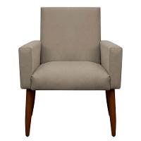 Kit 2 Poltronas E Puff Sala E Quarto Nina Suede Herrero Cor:cappuccino - 7