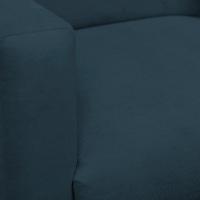 Kit 2 Poltronas Decorativa Sala E Quarto Nina Suede Herrero Cor:azul Marinho - 5