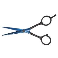 Tesoura Profissional Soling Fio Navalha Premium Azul - Preta 5.5 Polegadas - 3