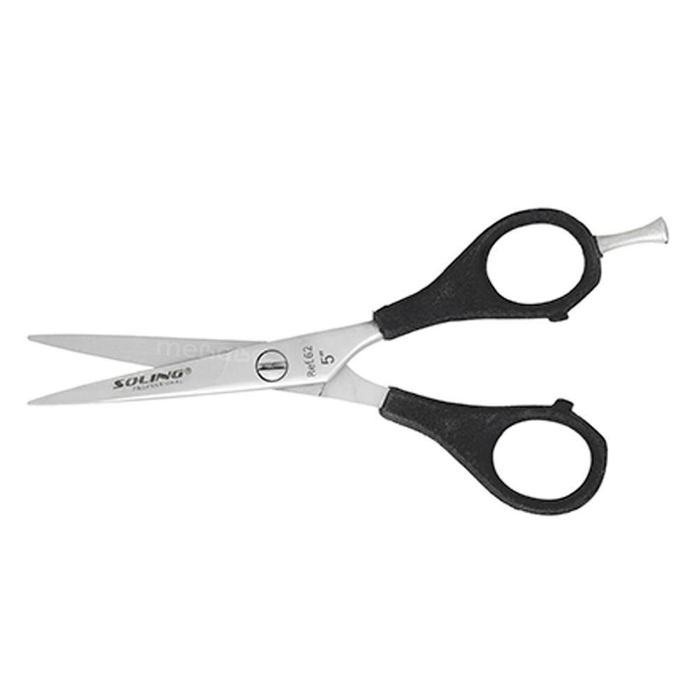 Tesoura Profissional Soling Fio Laser Prata 5.0 Polegadas - 4