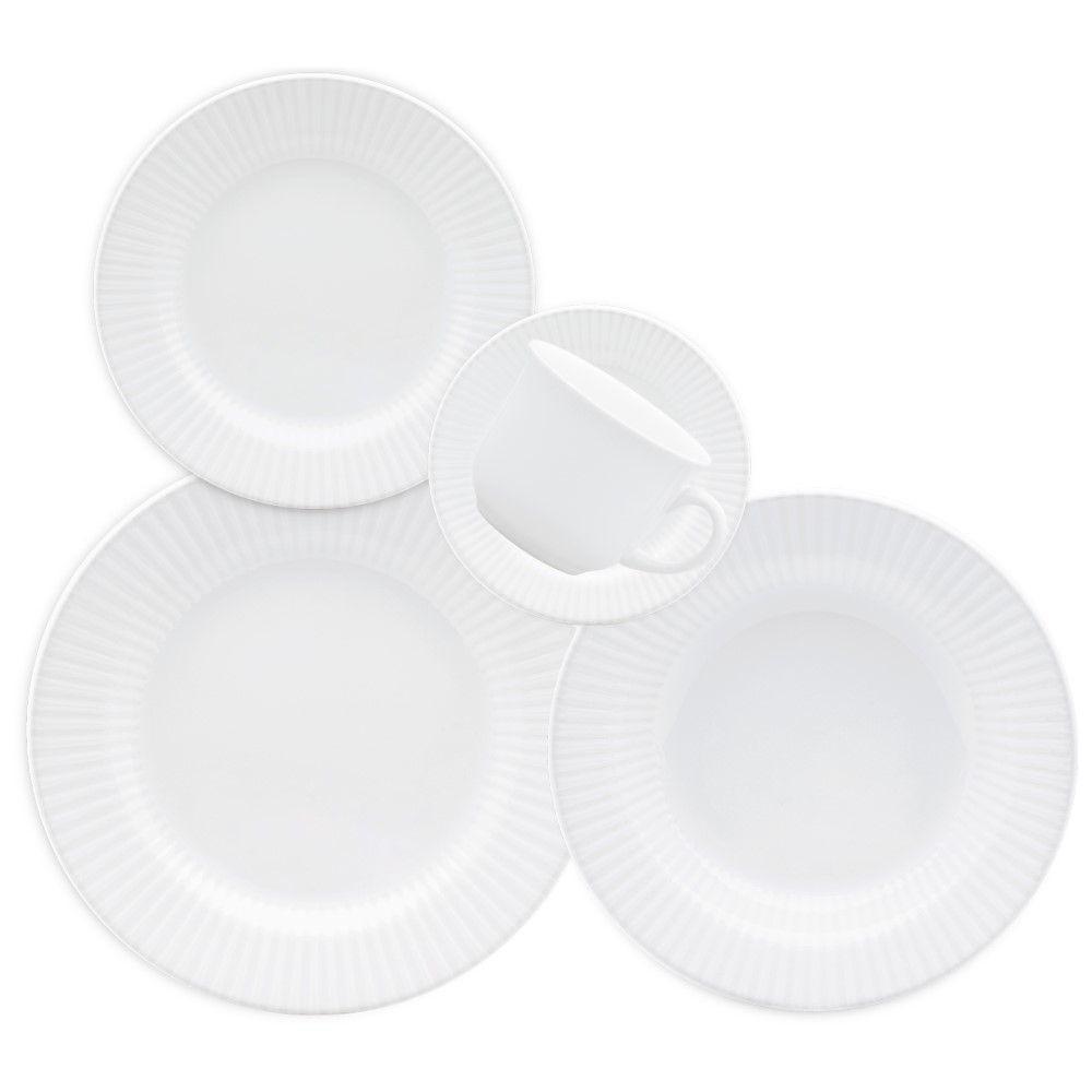 Aparelho De Jantar 30 Peças Canelé Branco Oxford - 1
