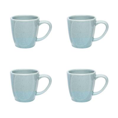 Conjunto De Canecas 04 Peças Ryo Blue Bay 260 Ml Oxford