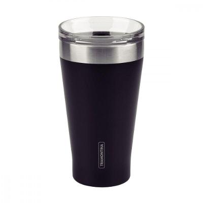Copo Térmico Tramontina Exata C- Tampa 550ml Preto - 61646505 Preto