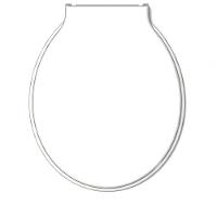 Assento Sanitario Almofadado Economico Oval Branco - Durin - 1