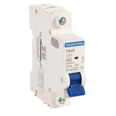 Disjuntor Monopolar Tdj3 Curva C 20a - Tramontina