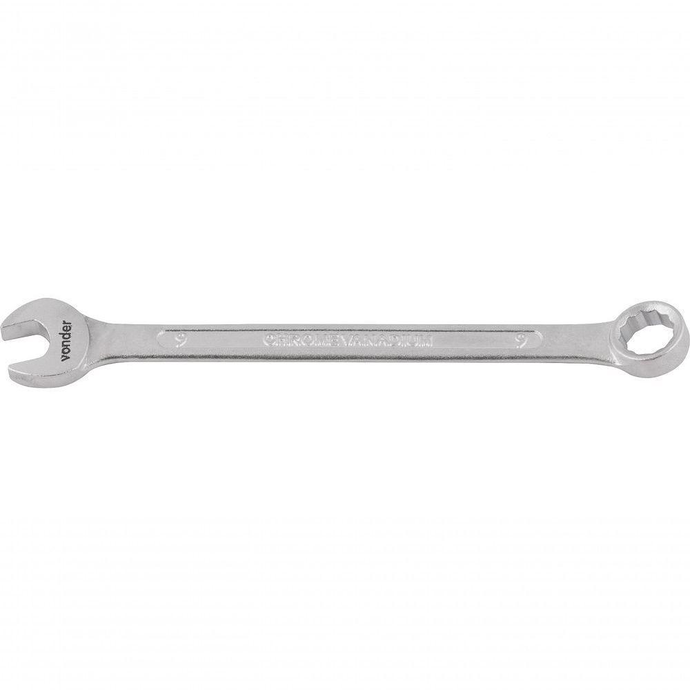 Chave Combinada 9mm Cromo Vanadio Reta - Vonder - 3