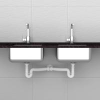 Sifao Tubo Extensivel Duplo Branco - Censi - 2