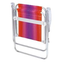 Cadeira De Praia Alta Aluminio Cores Sortidas - Mor - 10