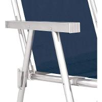 Cadeira Alta Conforto Aluminio Sannet Azul Marinho - Mor - 5