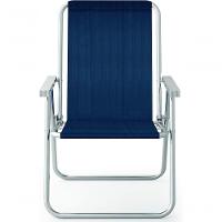 Cadeira Alta Conforto Aluminio Sannet Azul Marinho - Mor - 6