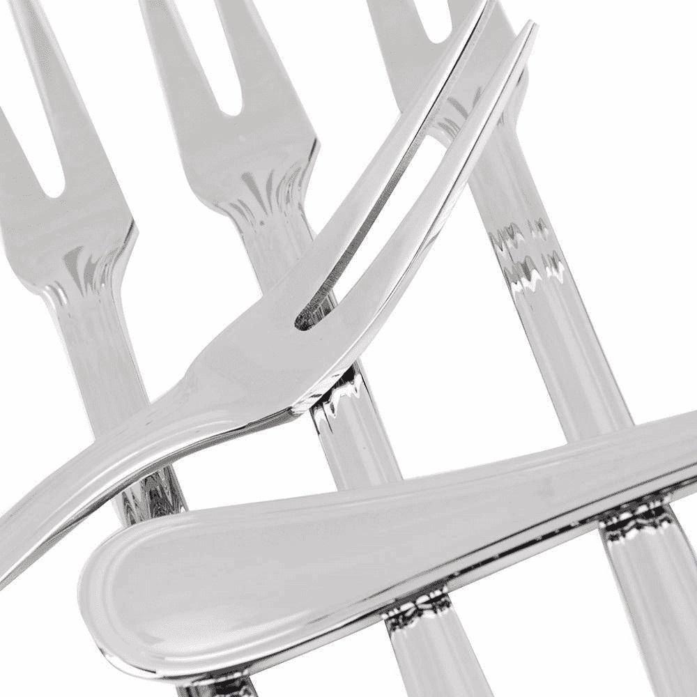 Kit Com 6 Garfos Para Petisco Midas Toptable Churrasco Frios Caixa Para Presente Mesa Servir - 2