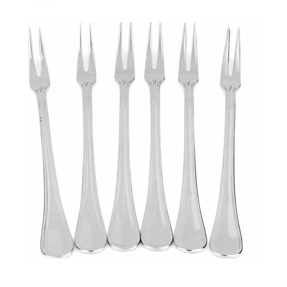 Kit Com 6 Garfos Para Petisco Midas Toptable Churrasco Frios Caixa Para Presente Mesa Servir - 3