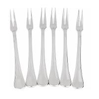 Kit Com 6 Garfos Para Petisco Midas Toptable Churrasco Frios Caixa Para Presente Mesa Servir - 3